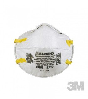 RESPIRADOR 3M 8210 N95 C/VALVULA (CAJAx80Uni)