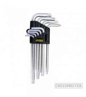 LLAVE TORX CROSSMAN JGO. T10 a T50 (9 pzas)