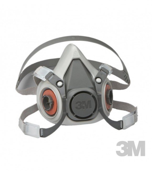 RESPIRADOR 3M SERIE 6200 P/2 FILTROS