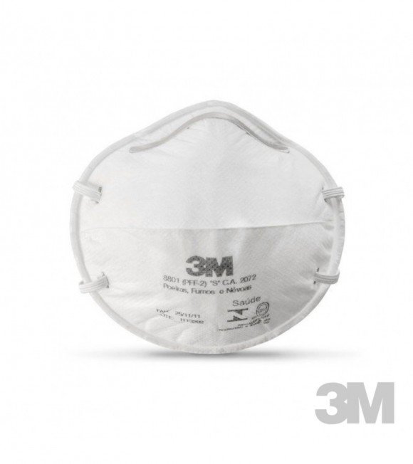 RESPIRADOR 3M 8801 PFF2/N95 Individual