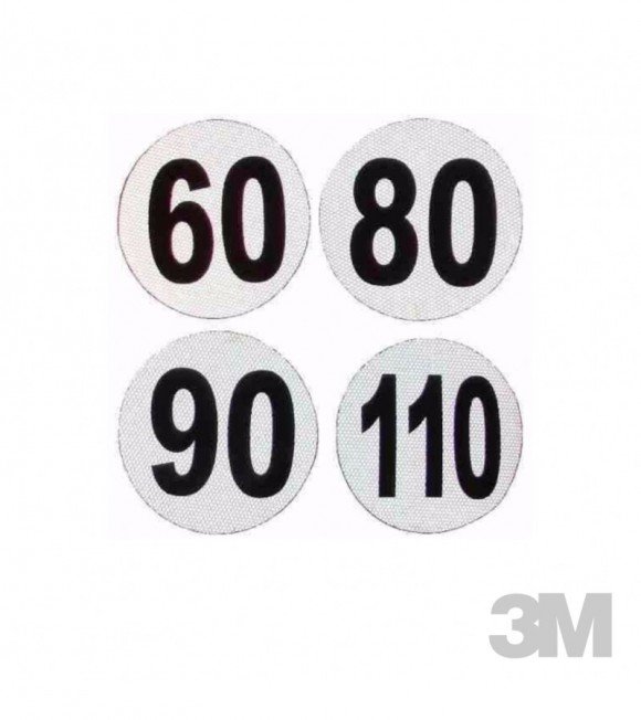 CIRCULO REFLECTIVO DE MAXIMA VELOCIDAD 90
