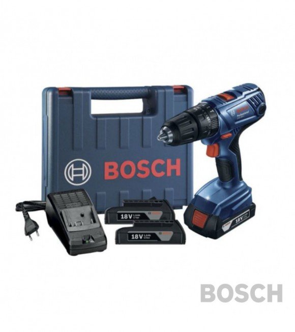 TALADRO BAT. BOSCH 18V 13mm PERC.2bat