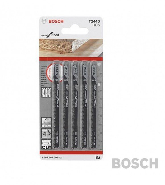 HOJA CALADORA BOSCH T244D x5u. cor.ráp.curv.ma