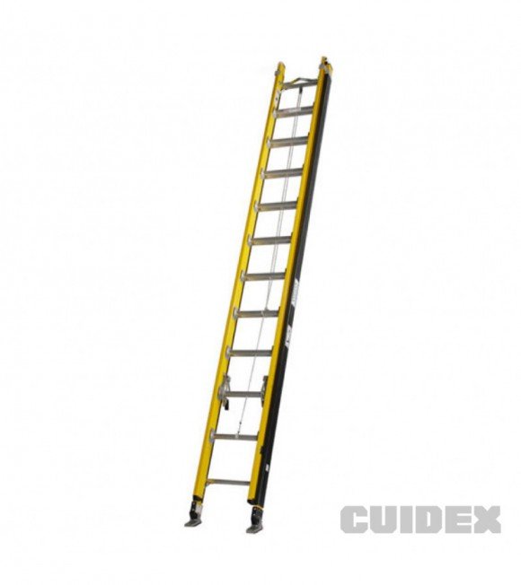 ESCALERA DIELECT.EXTENS.AMARILLA 2.4/4.10 ---