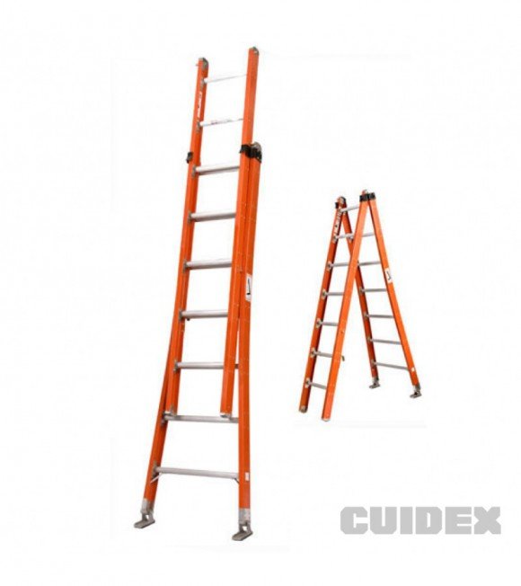 ESCALERA DIELECT.TIJERA.EXT.12esc.1.90/2.90mts.