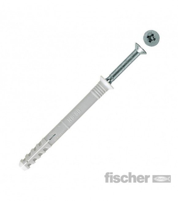 TARUGO FISCHER T/CLAVO N 6 x 60 C/U