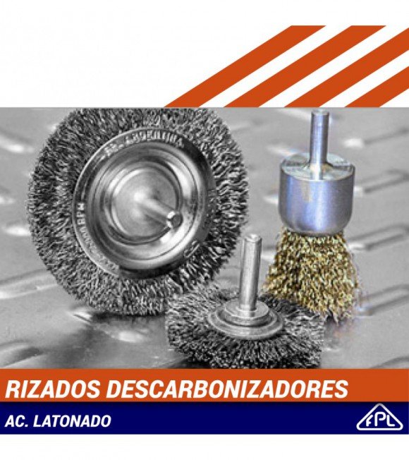 CEPILLO DESCARB. FPL 15mm RIZADO (C/U)