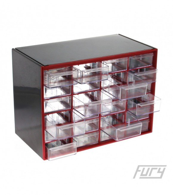 GAVETERO FURY PLAST.308x162x223 24 Gav.
