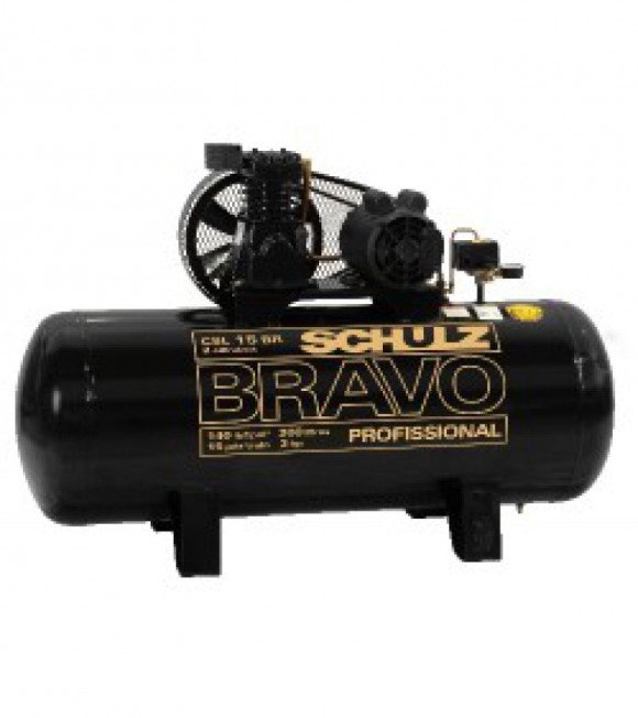 COMPR.SCHULZ 3HP BRAVO 2P 140Lbs.200L TRIF