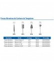 TORNO DREMEL fresa abras. carb.tungst.1/4